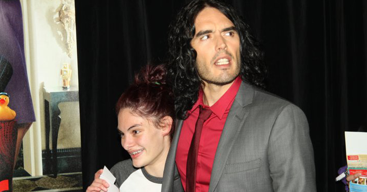 Russell Brand With Young Girl